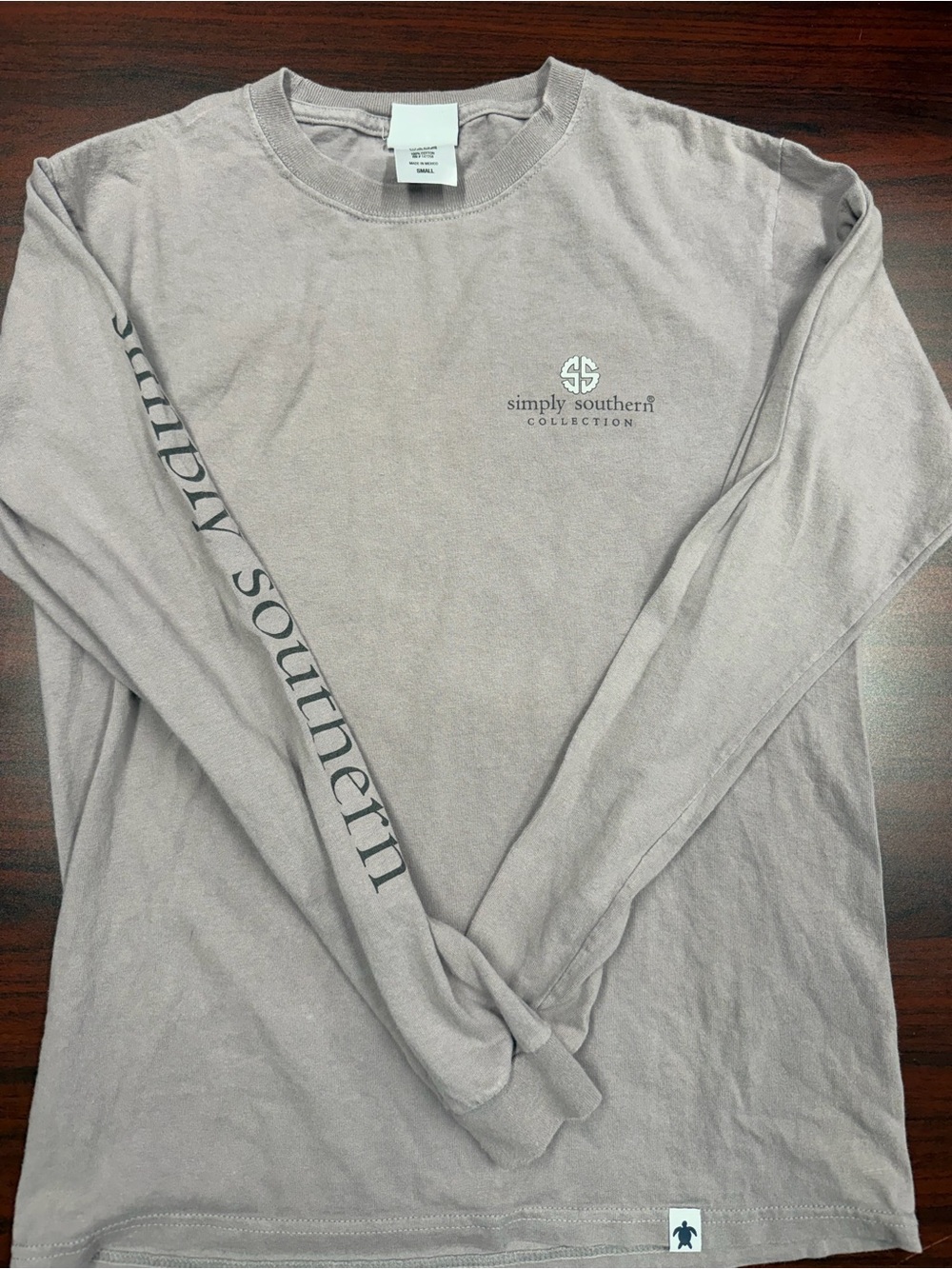 Simply Southern Men's Long Sleeve Shirt - Dusty Mauve